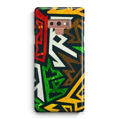 Graffiti Blitz Color Pattern Samsung Galaxy Note 9 3D Case