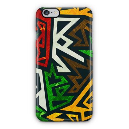 Graffiti Blitz Color Pattern iPhone 6 / 6S / 6 Plus / 6S Plus 3D Case
