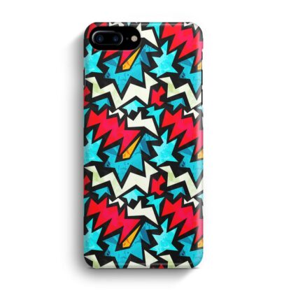Graffiti Zig Zag Pattern iPhone 7 Plus / 8 Plus 3D Case