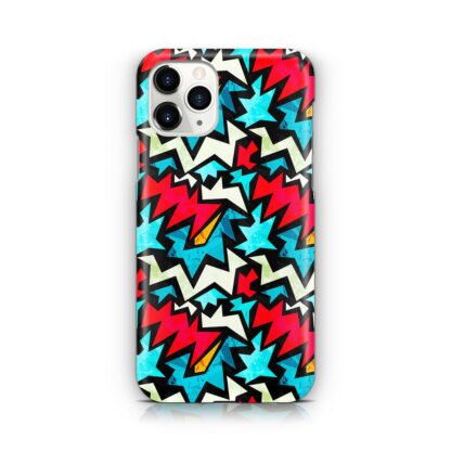 Graffiti Zig Zag Pattern iPhone 12 / 12 Pro / 12 Pro Max / 12 Mini 3D Case
