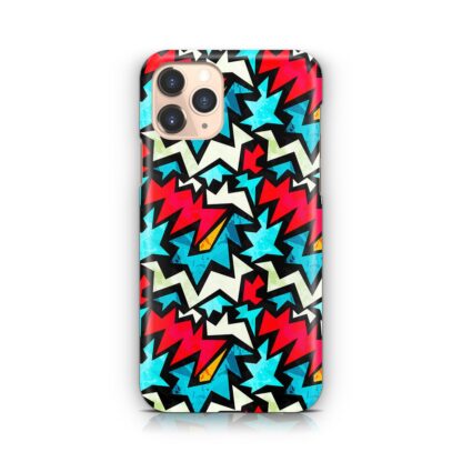 Graffiti Zig Zag Pattern iPhone 13 / 13 Pro / 13 Pro Max / 13 Mini 3D Case