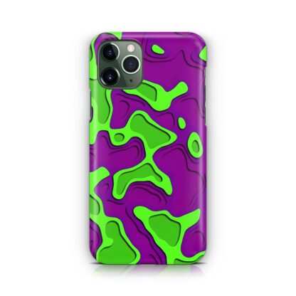 Green Purple Liquid Cover iPhone 11 / 11 Pro / 11 Pro Max 3D Case