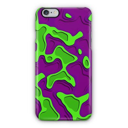 Green Purple Liquid Cover iPhone 6 / 6S / 6 Plus / 6S Plus 3D Case