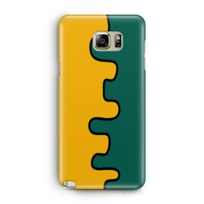 Orange Green Split Slime Samsung Galaxy Note 5 3D Case