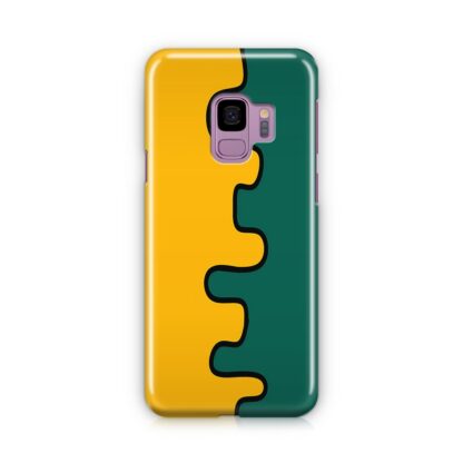 Orange Green Split Slime Samsung Galaxy S9 / S9 Plus 3D Case