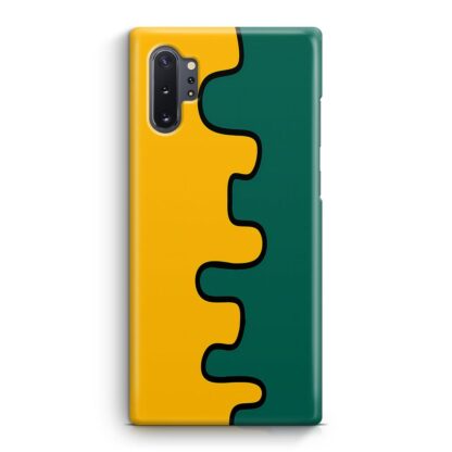 Orange Green Split Slime Samsung Galaxy Note 10 / Note 10 Plus 3D Case
