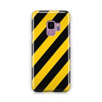 Yellow Black Stripe Samsung Galaxy S9 / S9 Plus 3D Case
