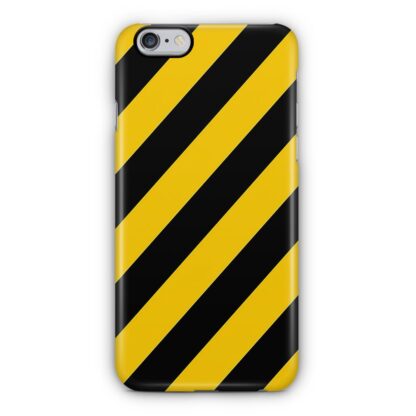 Yellow Black Stripe iPhone 6 / 6S / 6 Plus / 6S Plus 3D Case