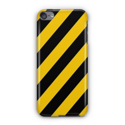 Yellow Black Stripe iPod Touch 6 / 7 3D Case