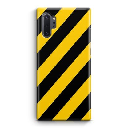Yellow Black Stripe Samsung Galaxy Note 10 / Note 10 Plus 3D Case